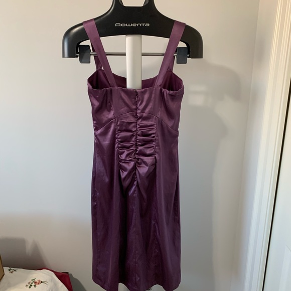 Le Chateau Purple Cocktail Dress - Picture 2 of 11